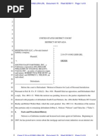 Download Order Denying Defendants Motion to Dismiss Righthaven Copyright Infringement Lawsuit by wwwrighthavenlawsuitscom SN48759763 doc pdf