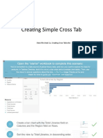 Data File Used: 1a. Creating Cross Tab - TWBX