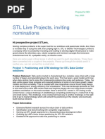 STL Live Projects, Inviting Nominations: Hi Prospective Project Stlers