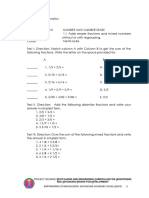 1st Quarter Grade 6 Math Item Bank