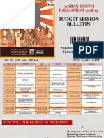 Jagran Youth PARLIAMENT 2018-19: Budget Session Bulletin