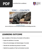 Topic 1 - Concrete