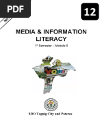 Media & Information Literacy: 1 Semester - Module 5