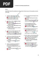 D. Practice For Listening Comprehension