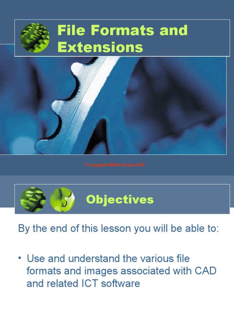 File Formats and Extensions | PDF | File Format | Computer File