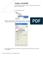 Grading - Civil 3D 2009