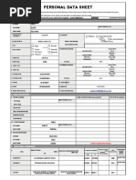 PDS MAAM CAMILLE Personal Data Sheet - New