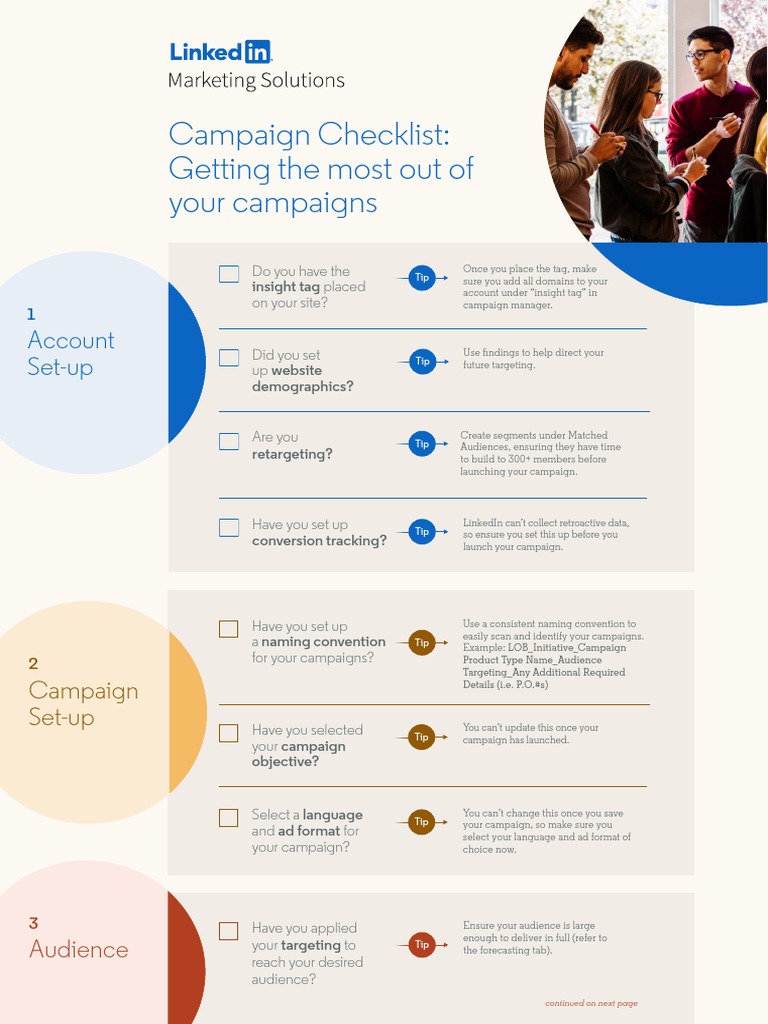 Campaign Checklist: Getting The Most Out of Your Campaigns: Account Set ...