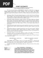 Affidavit of Civil Status: Married | PDF | Law