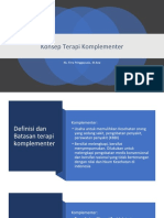 Konsep Terapi Komplementer PDF