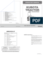 Kubota B2650 - B3350 - B3350SU Tractor Operators Manual