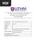 Faculty of Civil and Environmental Engineering Department of Civil Engineering (Jka) SEM 1 SESSION 2020/2021