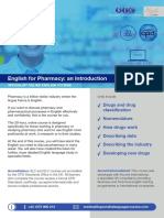 English For Pharmacy: An Introduction