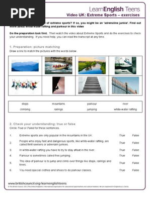 extreme sports exercises 0 pdf