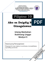 FILIPINO-10 Q1 Mod5
