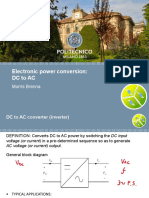 Titolo Presentazione Sottotitolo: Electronic Power Conversion: Dctoac