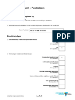 Beneficiary Consent - Fundraisers: This Form Is To Be Completed by