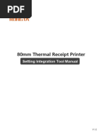 80mm Thermal Receipt Printer-Setting Integration Tool Manual (RT V1.0)