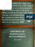 Theories of Personality Dev
