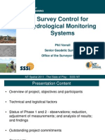 Survey Control For Hydrological Monitoring Systems: Department of
