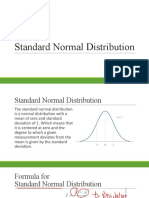 Standard Normal Distribution Explained