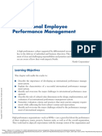 International Employee Performance Management: Learning Objectives