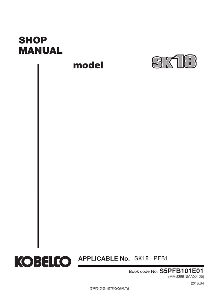 Sk18 Shop Manuall | PDF | Pipe (Fluid Conveyance) | Pump