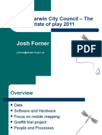 GIS at Darwin City Council - The State of Play 2011: Josh Forner