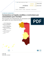 Coronavirus en España - Medidas y Restricciones Por Comunidades para Navidad - Sociedad - EL PAÍS