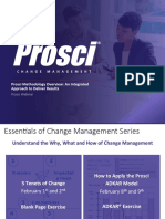 Prosci Methodology Overview: An Integrated Approach To Deliver Results