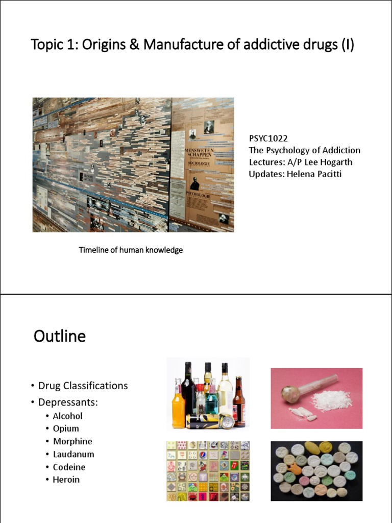 History of Addictive Drugs and Their Production | PDF | Heroin | Opium