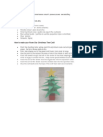 Christmas Craft (Manulidad Navideña) : How To Make Your Foam Star Christmas Tree Craft