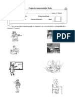 Prueba Primero Basico Vivimos en Comunidad