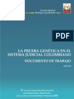 La Prueba Genética en El Sistema Judicial PDF