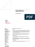 Oracle Database 10g: Backup and Recovery: D22057GC10 Production 1.0 June 2006 D46526