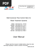 User Manual: Multi-Functional Flow Control Valve For Water Treatment Systems