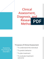 Clinical Assessment, Diagnosis, and Research Methods