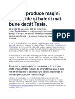 Europa Produce Mașini Mai Rapide Și Baterii Mai Bune Decât Tesla.