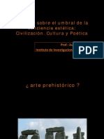 Del Umbral de La Conciencia Estética. Civilización. Cultura y Poéticas
