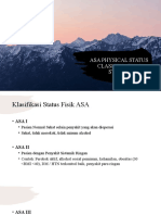 Asa Physical Status Classification System