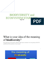 Biodiversity and Ecosystem Stability