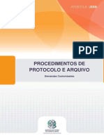 16 - Procedimentos de Protocolo e Arquivo