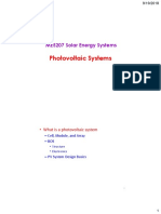 Photovoltaic systems_Design Considerations