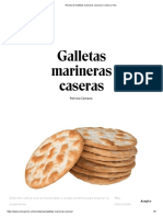 Receta de Galletas Marineras Caseras - Cocina y Vino