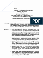 Perka Bkn Nomor 21 Tahun 2010 tentang ketentuan Pelaksanaan Pp Nomor 53 Tahun 2010 Ten Tang Disiplin Pegawai Negeri Sipil