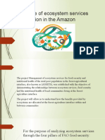 The Role of Ecosystem Services in Nutrition in The Amazon: By: Kiara