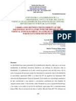 Correlación Entre La Flexibilidad de La Musculatura Isquiosural y El Salto Vertical en Jugadores de Balonmano Selecciòn Norte de Santander PDF