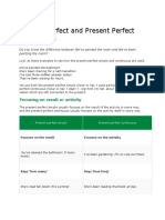 What's The Difference Between Present Perfect and Present Perfect Continuous