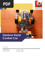 Gesture Hand Control Car - Report