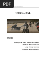 LX R6 User Manual